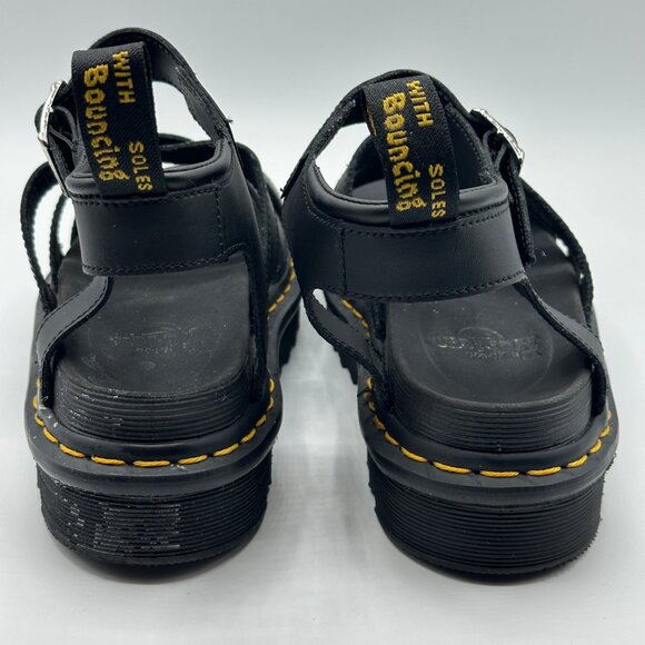 Dr. Martens Women's Blair Black Platform Strappy Sandals Size 7 - Picture 5 of 11
